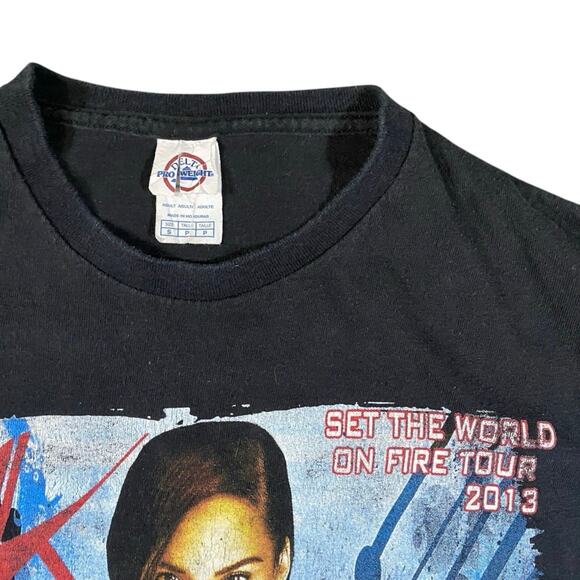 Retro Alicia Keys Set The World On Fire T-Shirt - S - Picture 3 of 5